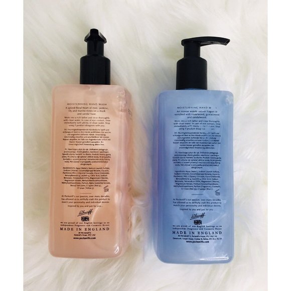 2 Moisturizing Hand Wash 16.9 oz ea FRESH COTTON &  BERGAMOT Peck sniff’s - Picture 4 of 4